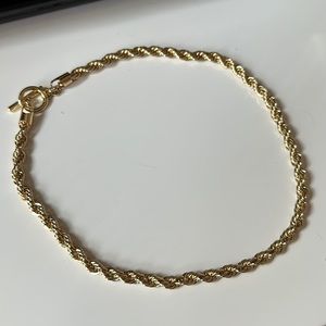 LOFT Gold Rope Necklace